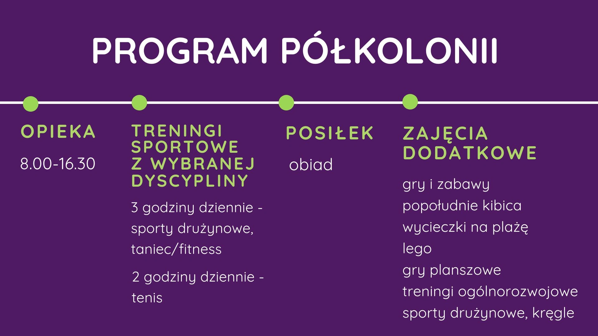 półkolonie i kursy 2